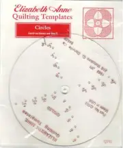 Elizabeth Anne Quilting Template: Circles New!