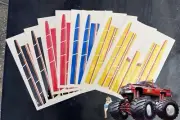 Tamiya Clod Buster RC 1:10 Custom Stripe Decal Sticker Sheet BRAND NEW