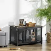Small Big Small Dog Puppy Crate Kennel End Table Indoor Openable Top & Door