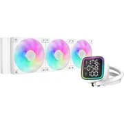 DEEPCOOL LD360 White 360mm ARGB Liquid Cooler For Intel LGA 1851/1700/1200/1151/1150/1155, AMD AM5/AM4 [R-LD360-WHDMMN-G-1]