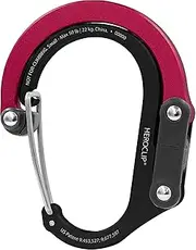 HEROCLIP Carabiner Clip and Hook (Small) | for Purse, Stroller, and Backpack