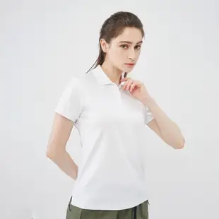 GIORDANO 女裝奢華棉POLO衫 - 19 標誌白