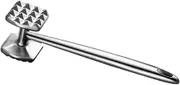 Ciieeo Stainless Steel Meat Tenderizer Mallet Kitchen Tool for Beef Chicken Pork and Fish Ergonomic Handle for Easy Use for Barbecue and Cooking Multi Purpose Meat Knocking Hammer