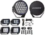 9" Ultimate Lighting Pack Driving Lights and Work lights + wiring harness