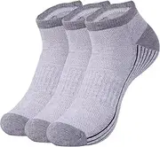 [SPST] Soft Bamboo Socks, Women Men Moisture Wicking Cushioned Breathable Ankle/Crew Running Hiking Low Cut Seamless Socks