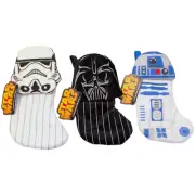 Star Wars Mini Holiday Stockings Darth Vader R2D2 Storm Trooper New Kohl's Xmas