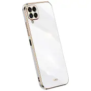 Phone Case for Samsung Galaxy M33 5G (Global Version),Golden Edge Back Protector TPU Cover