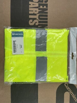 1 Pocket Yellow Mesh High Visibility Safety Vest XXL Packaged