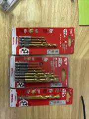 Milwaukee 48-89-4672 SHOCKWAVE 12pieceImpact Duty RED HELIX Titanium Bit Set C2