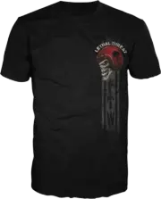 LETHAL THREAT LT20898XXXL Forever Two Wheels T-Shirt - Black - 3XL