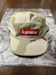 Supreme SS24 Washed Chino Twill Camp Cap Desert Camo One Size New IN HAND