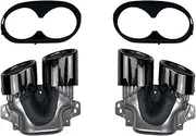 Compatible For Benz A-Class W177 A35 C118 CLA35 X247 GLB35 A45S Car Accessories Rear Dual Exhaust Muffler End tip End Tip(Black)