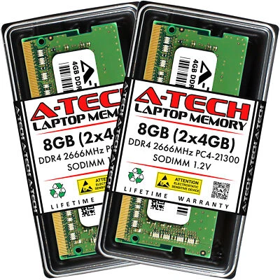 8GB 2x4GB DDR4-2666 Fujitsu LIFEBOOK A579/A A5510/E AH50/B3 AH58/B3 Memory RAM