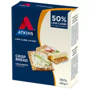 20pc Atkins 5g Low Sugar/Calorie Living Crispbread Healthy Diet Snacks/Bread