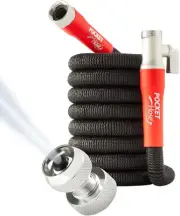 Sil Bullet 2.0 Expandable Garden Hose 25-FT Turbo Shot Noz, Easy On/Off Valve
