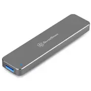 Silverstone MS09C M.2 SATA SSD (B Key) Retractable USB3.1 Aluminum Ext Enclosure