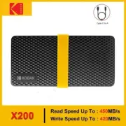Kodak X200 Portable SSD 2TB 1TB USB 3.1 Type C External Drive Hard Disk 512GB 25