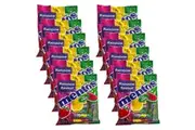 24x Mentos Assorted Fruit Flavour Mini Rolls Chewy Soft Candy Bag 120g Rainbow