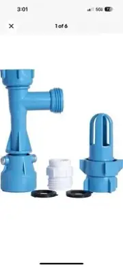 Blue Magic Waterbed Fill and Drain Kit with Super Pump (Venturi Pump)