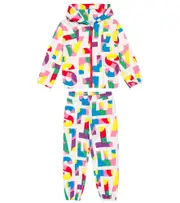 [Stella McCartney Kids] Stella McCartney Kids Printed sweatshirt and sweatpants set Y 4 multicoloured