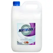 Northfork 5L Liquid Hand & Body Wash Care Soap For Sensitive Skin Pearl White