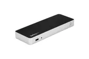 StarTech.com USB Type C Docking Station for Notebook - 60 W - Black - 2 Displays Supported - 4K - 1920 x 1200, 4096 x 2160, 3840