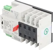 Dual Power Transfer Switch, Stable 4P Generator Changeover Switch Anti Aging PC Shell 220VAC for Emergency Power Supply System (63A)