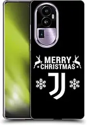 Head Case Designs Officially Licensed Juventus Football Club Reindeer Christmas Jumper Soft Gel Case Compatible with Oppo Reno10 Pro+