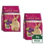 【RABBIT DIET】MC兔飼料MC703-愛兔窈窕美味餐-野莓口味-兩包入