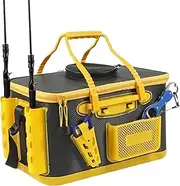 Live Bait Cooler | Multifunctional Portable Bait Bucket - Fly Fish Gear for Caught Transport Car Beach Kayak Camping Trolling Outdoor