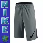 NIKE BIG BOYS SIZE SMALL HYPERSPEED KNIT TRAINING SHORTS 892064 065 GREY