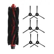 Replacement Parts for , 1 Main Brush + 6 Side Brushes , Accessories Kits for Robot Vacuum Cleaners
