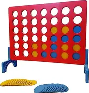 [Bolaball] 4 in a Row Outdoor Games | Yard and Lawn Games | Tabletop Outside Game for Adults & Kids | Backyard Carnival Holiday Picnic Christmas Party Big Patio Games