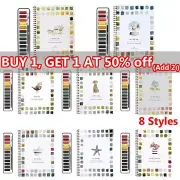Watercolor Workbook, Beginner-Friendly Birds Watercolor Workbooks & 12 Colors