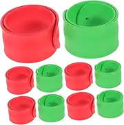 Cabilock 12pcs Wrapping Paper Storage Wrapping Paper Bands Clips Slap Bracelet for Wrapping Bracelets for Wrapping Paper Poster Holder Silicone Wrapping Paper Holders
