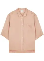 Forte_forte Stretch-silk Satin Shirt - Light Pink - 2 (UK 10 / S) 2 (UK 10 / S)