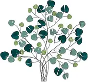 Exquisite Wall Sculpture Art Decor Tree of Life Metal Wall Art Decor Tree Root Wall Hanging Artwork Rustic Nature Wall Sculpture Decorations for Home Living Room Office Indoor Outdoor