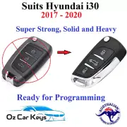 REMOTE TRANSPONDER CHIP FLIP KEY FOB FOR HYUNDAI i30 2016 2017 2019 2020