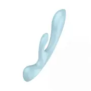 Satisfyer Triple Oh Usb Rechargeable Rabbit Vibrator - Pink