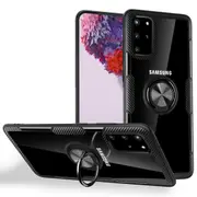 ZUSLAB Galaxy S20+ S20 Plus Magnetic Kickstand Case 360 Rotatable Ring Holder Cover for Samsung - Black