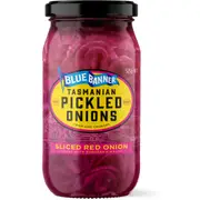 Blue Banner Sliced Red Pickled Onions 525g