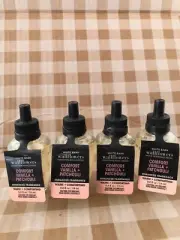 BATH AND BODY WORKS X4 Comfort Vanilla And Patchouli Frag Refill Bulbs