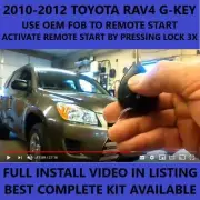 Plug & Play Remote Start for 2010 Toyota RAV4 G-KEY