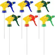 JISADER 6Pcs Spray Bottle Nozzles 2 Spray Modes Multipurpose Replacement for Water Sprayer Soap and Lotion Dispensers Home Cleaning