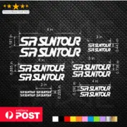 SR Suntour Vinyl Decals Stickers Sheet Bike Frame Cycling Bicycle Cycle