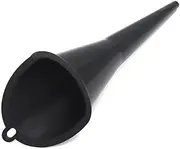 Car Oil Filling Funnel Long Stem Fuel Water Engine Antisplash PP Funnels Auto Refueling Tool Automobile Accessory, Black