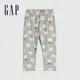 Gap 嬰兒裝 鬆緊鬆緊棉褲 布萊納系列-灰色(650001)