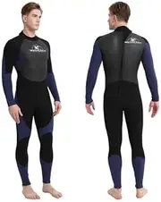 JINTALECO Full Body Wetsuits for Men & Women (9 Sizes) - Back Zip Wet Suit for Men Cold Water Swimming - Front Zip Wetsuit Women - Diving Suit - Full Wetsuits Surfing, Swimming (4 mm & 3 mm)