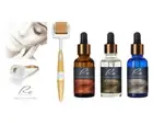 Re Eyes & Face Micro-Needle Derma Roller + Vitamin C Serum + 24K Gold Serum +...