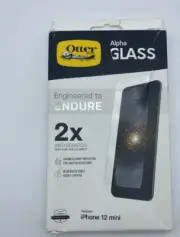 New Otterbox Alpha Glass Screen Protector for Apple iPhone 12 Mini